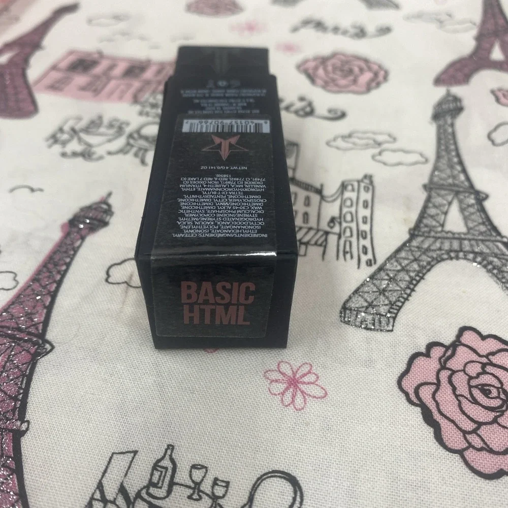 JEFFREE STAR Velvet Trap ‎ Lipstick Shade in Basic HTML Discontinued